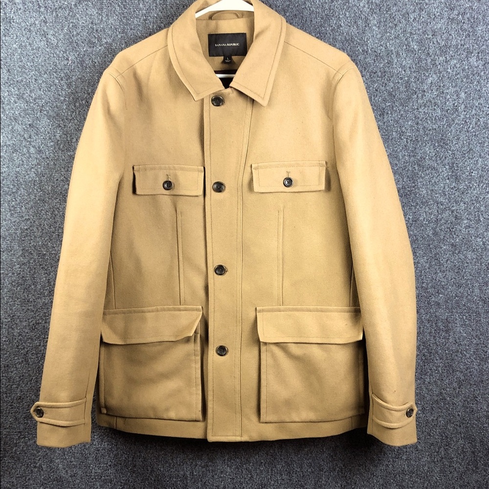 Banana Republic Camel Military Field Jacket